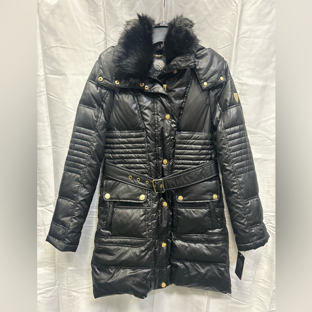 Vince Camuto Down Belted Coat NWT 🖤